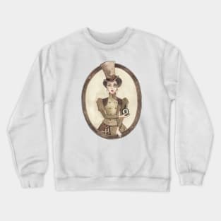 Steampunk lady Crewneck Sweatshirt